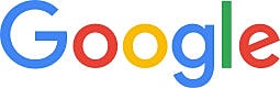 Google logo in colorful letters.